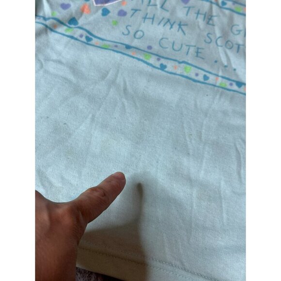 VTG 1990s Jet Set Express All The Girls Think Scott Is So Cute Sweater Girls 5 - Picture 4 of 10